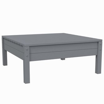 3-delige Loungeset met kussens massief grenenhout grijs 7