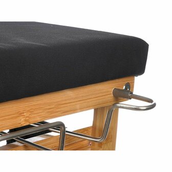 Strijkplank Kipit 1443FL BAMBOO Zwart Stof Bamboe 4