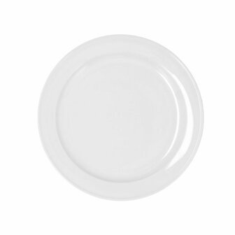 Dinerbord Bidasoa Glacial Ala Estrch Wit Keramisch (6 Stuks) (Pack 6x) 1