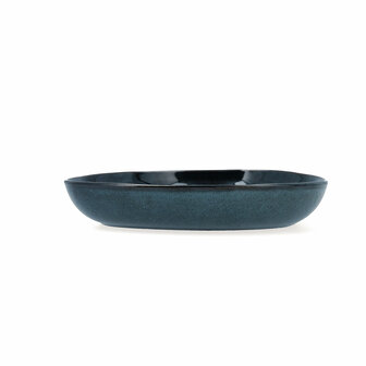 Diep bord Bidasoa Ikonic Keramisch Blauw (20,5 x 19,5 x 3,3 cm) (Pack 6x) 3