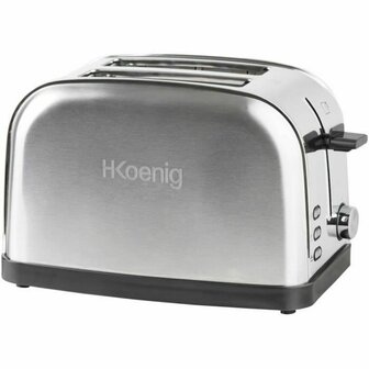 Broodrooster H.Koenig Toas7 850 W Zilverkleurig 1
