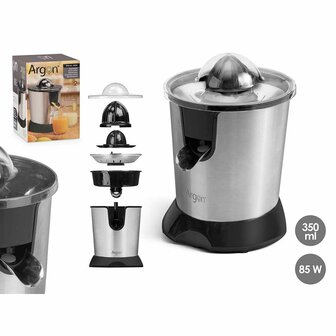 Elektrische juicer Argon JE-638B Zwart Zilverkleurig 85 W 350 ml 1