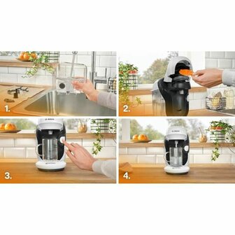 Capsule Koffiemachine BOSCH TAS114E Wit 1400 W 700 ml 6