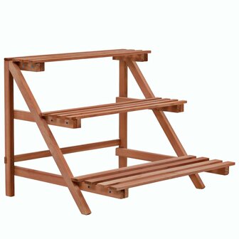 Plantenstandaard 3-laags 48x45x40 cm cederhout  1