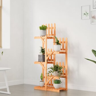 Plantenstandaard 60x25x130 cm massief vurenhout 3