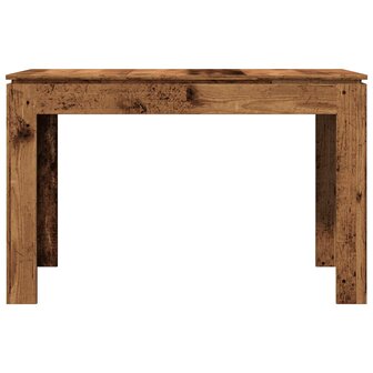 Eettafel 120x60x76 cm bewerkt hout oud houtkleurig 4