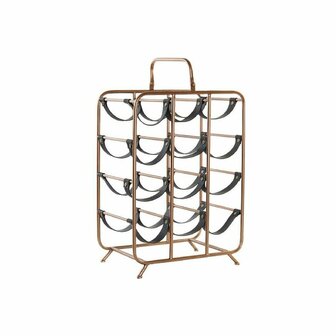 Flessenrek DKD Home Decor 37 x 23,5 x 54 cm Metaal Koper Polyurethaan 1