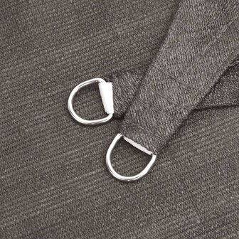 Zonnezeil 160 g/m&sup2; 2x3 m HDPE antracietkleurig 6