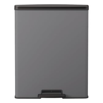Curver Pedaalemmer Deco rechthoekig 65 L koelgrijs 3