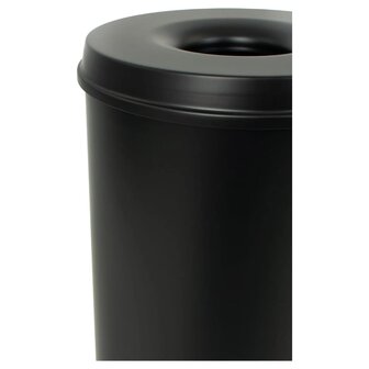 V-Part Prullenbak zelfdovend 50 L zwart 2