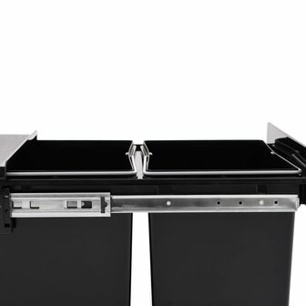 Inbouwprullenbak uittrekbaar soft-close 20 L 6