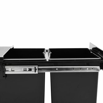 Inbouwprullenbak uittrekbaar soft-close 36 L 6