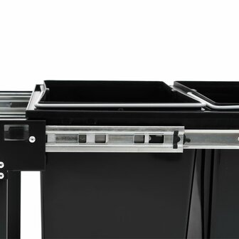 Inbouwprullenbak uittrekbaar soft-close 36 L 6