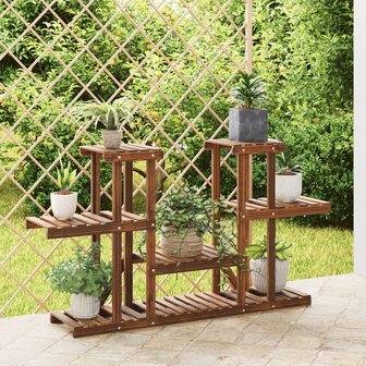 Plantenstandaard 110x25x73 cm massief vurenhout 1
