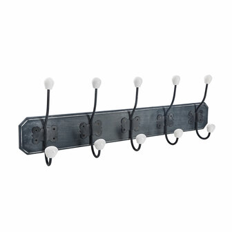 Wandkapstok 5five Simply Smart Zwart Hout 60 x 20 cm 1