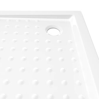 Douchebak met noppen 80x80x4 cm ABS wit 6