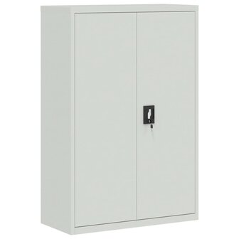 Archiefkast 90x40x180 cm staal lichtgrijs 7