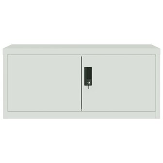 Archiefkast 90x40x40 cm staal lichtgrijs 3