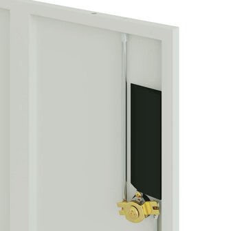 Archiefkast 90x40x40 cm staal lichtgrijs 7