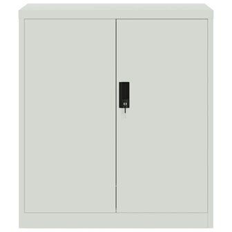 Archiefkast 79x40x90 cm staal lichtgrijs 3