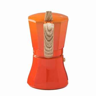 Percolator Oroley Petra Oranje Aluminium 6 Kopjes 3