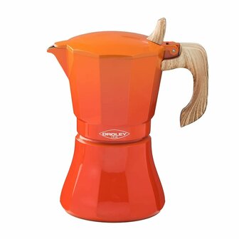 Percolator Oroley Petra Oranje Aluminium 9 Kopjes 1