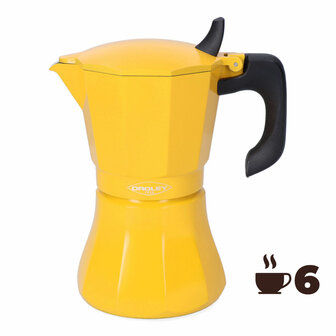 Percolator Oroley Petra Mosterd Aluminium 6 Kopjes 2