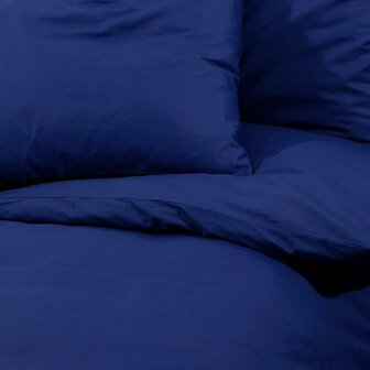 Dekbedovertrekset 135x200 cm microvezel marineblauw 7