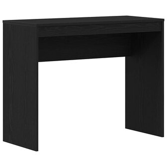 Bureau 90x40x72 cm spaanplaat zwart eikenkleurig 2