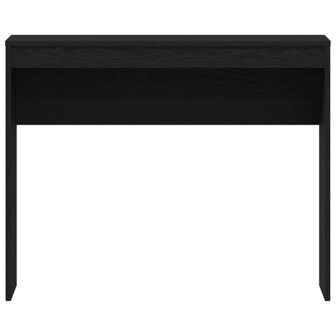 Bureau 90x40x72 cm spaanplaat zwart eikenkleurig 5