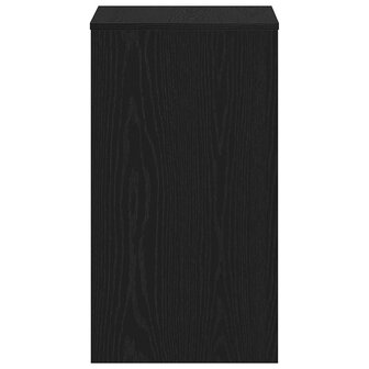 Bureau 90x40x72 cm spaanplaat zwart eikenkleurig 6