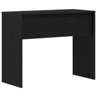 Bureau 90x40x72 cm spaanplaat zwart eikenkleurig 7