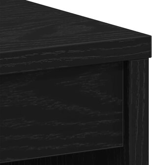 Bureau 90x40x72 cm spaanplaat zwart eikenkleurig 8