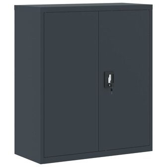 Archiefkast 90x40x145 cm staal antracietkleurig 7