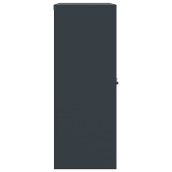 Archiefkast 90x40x105 cm staal antracietkleurig 5