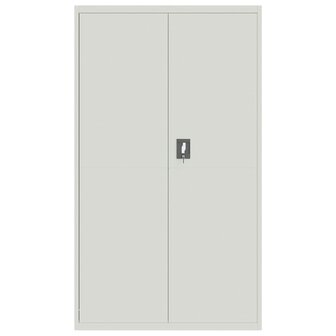 Archiefkast 105x40x180 cm staal lichtgrijs 3