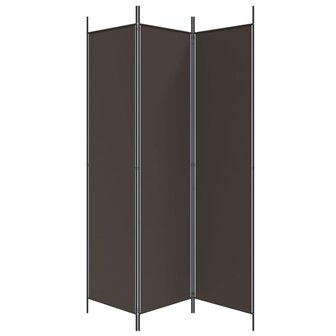  Kamerscherm met 3 panelen 150x200 cm stof bruin 4