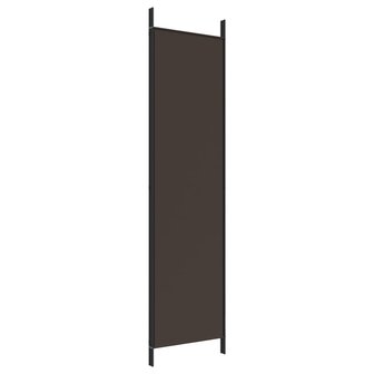  Kamerscherm met 3 panelen 150x200 cm stof bruin 6