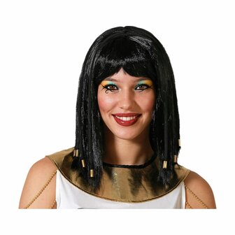 Pruik Zwart Egyptische 1