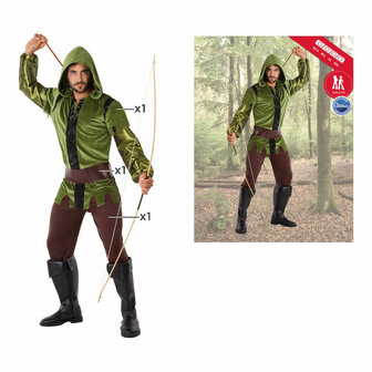 Kostuums voor Volwassenen (3 pcs) Boogschutter - Maat: M/L - Maat: M/L 4
