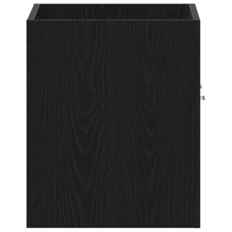 Wastafelkast 60x38,5x46 cm bewerkt hout zwart eikenkleurig 7