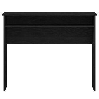 Bureau 90x50x74 cm bewerkt hout zwart eikenkleur 5
