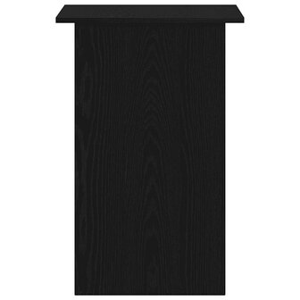 Bureau 90x50x74 cm bewerkt hout zwart eikenkleur 6