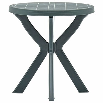 Bistrotafel &Oslash;70 cm kunststof groen 3
