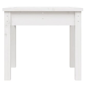 Tuinbank 50x44x45 cm massief grenenhout wit 4