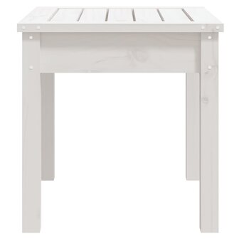 Tuinbank 50x44x45 cm massief grenenhout wit 5
