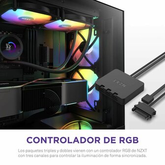 CPU-ventilator NZXT NZXT F120 RGB 8