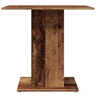 Eettafel 80x80x75 cm bewerkt hout oud houtkleurig 6