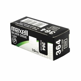Knoopcel Maxell SR621SW 364 1,55 V Knoopcelbatterij 1