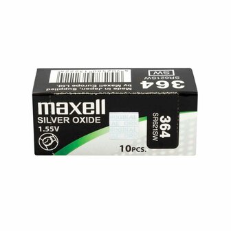 Knoopcel Maxell SR621SW 364 1,55 V Knoopcelbatterij 4